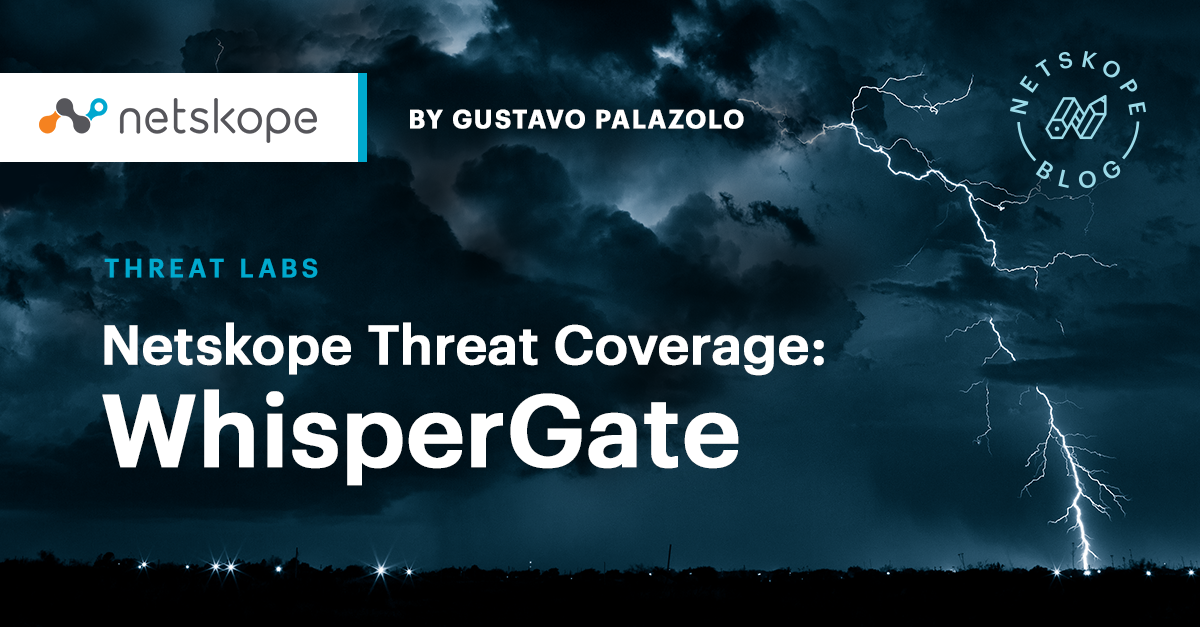 Whispergate Ransom Note Cobertura de amenazas de Netskope: WhisperGate - Netskope