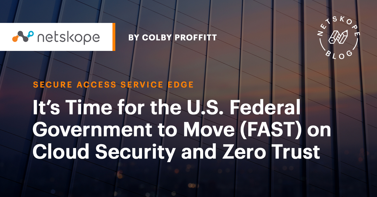 It’s Time for the U.S. Federal Government to Move (FAST) on Cloud ...