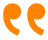 orange big left quote