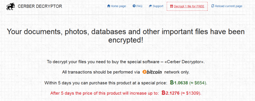 Fig 12 - Cerber Ransomeware