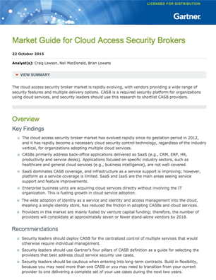 Netskope Gartner Report Market Guide for Cloud Access Security
