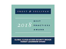 Netskope premiou a Frost & Prêmio Sullivan Global CASB de Liderança de Mercado