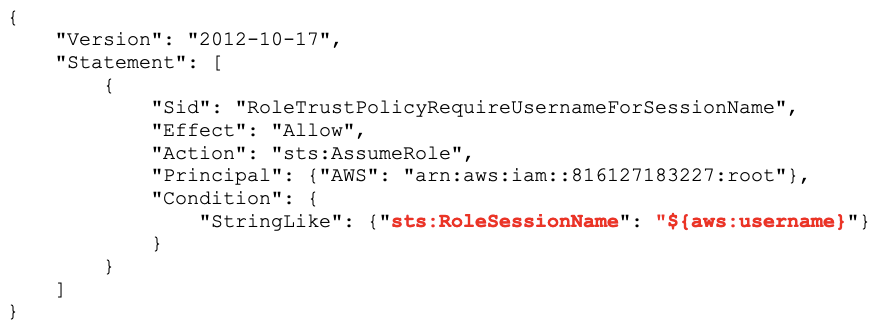 Slightly-modified example from IAM and AWS STS Condition Context Keys in IAM documentation
