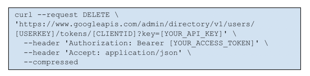 Screenshot of password rest in G Suite directory API