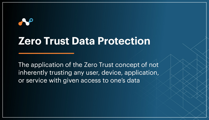 protection des données Zero Trust définition de la ZTDP