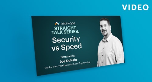 Straight Talk Series - Security vs Speed