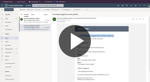 Demo Video - Netskope + Mimecast Email DLP Configuration (no audio)