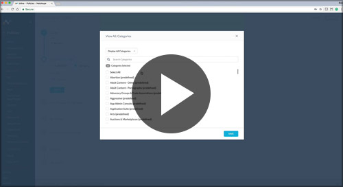 Demo - Filtrado de contenido web