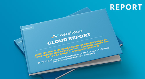 Rapport Netskope sur le cloud – octobre 2018 – AWS en action