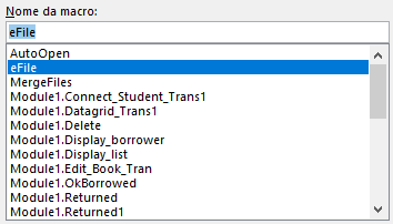 Window showing Malicious VBA function