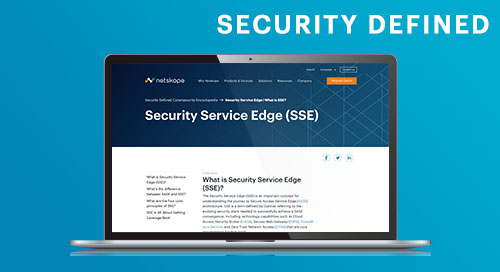 Security Service Edge (SSE) page