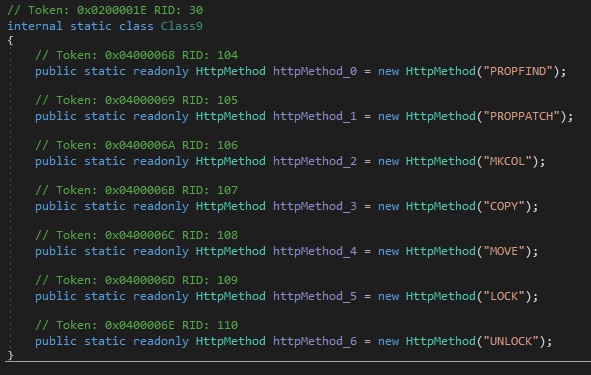 Métodos WebDav implementados no ExMatter.