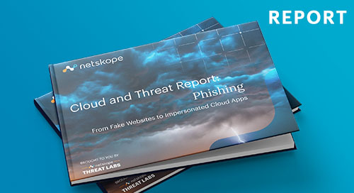 Relatório de nuvem e ameaças: phishing