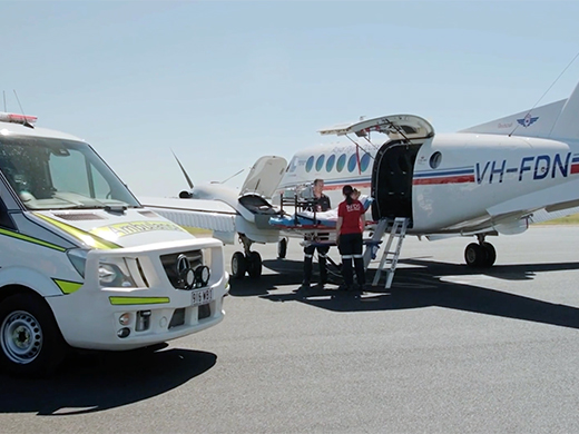 Royal Flying Doctor Service ambulance