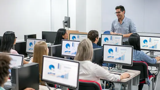 Salle de classe des établissements d'enseignement supérieur