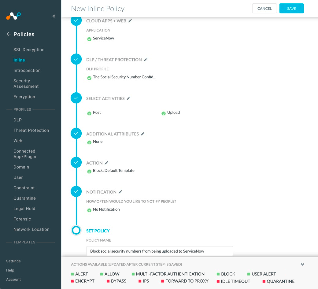 Netskope für ServiceNow