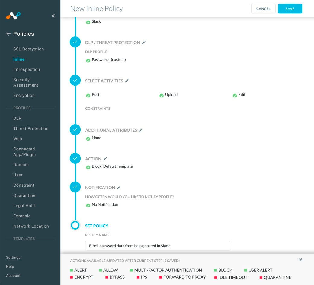 Netskope für Slack