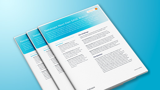 Netskope Next Gen SASE Branch