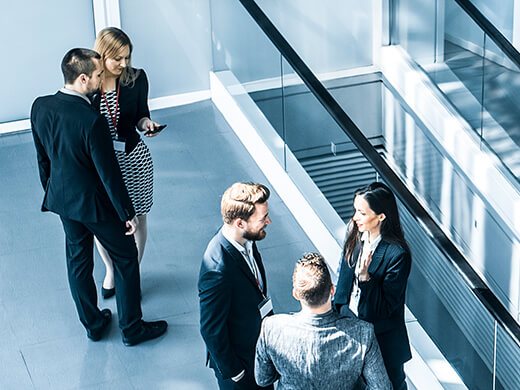 Men and women at the conference