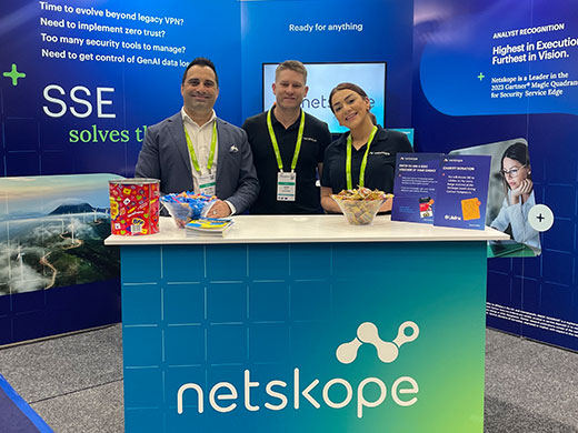 ブース#168のNetskopeにアクセスして、ライブデモをご覧になり、専門家と話してください。
