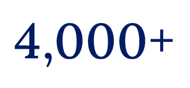 4,000+ customers