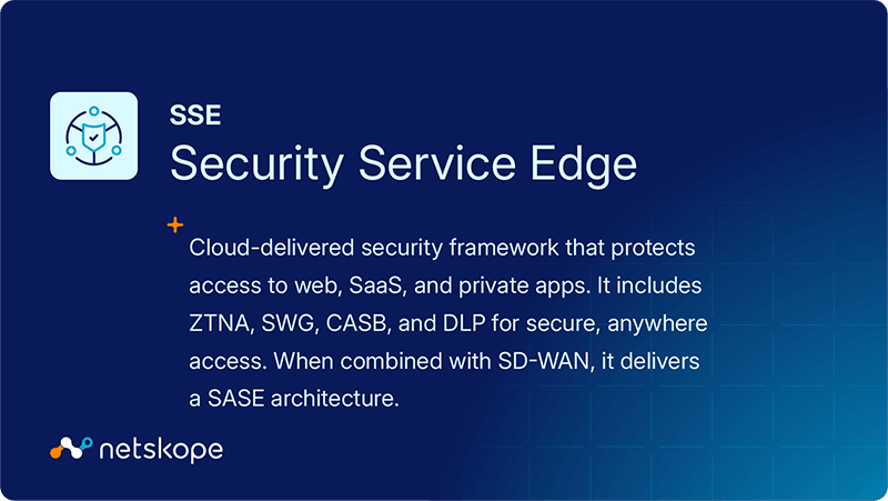 definition of security service edge (sse)