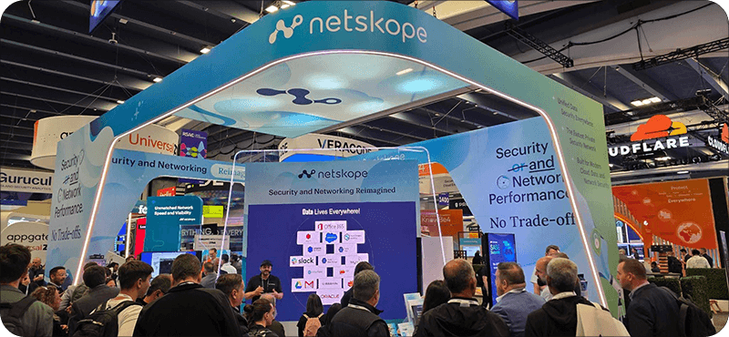 Netskope booth